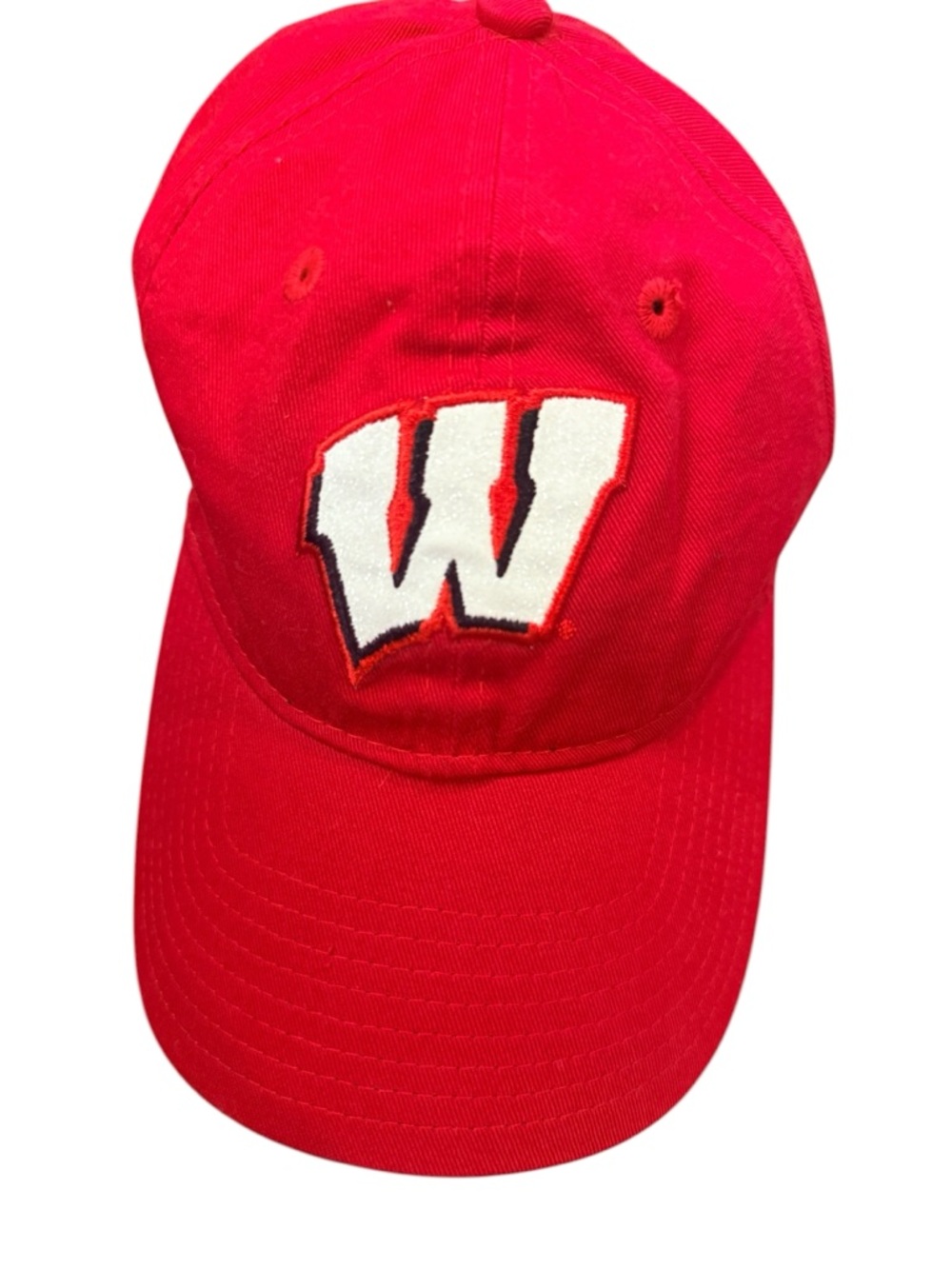 New Era Wisconsin Badgers Women's Red Baseball Cap 9TWENTY Adjustable Hat NCAA
